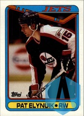 1990-91 Topps Pat Elynuik Winnipeg Jets #71